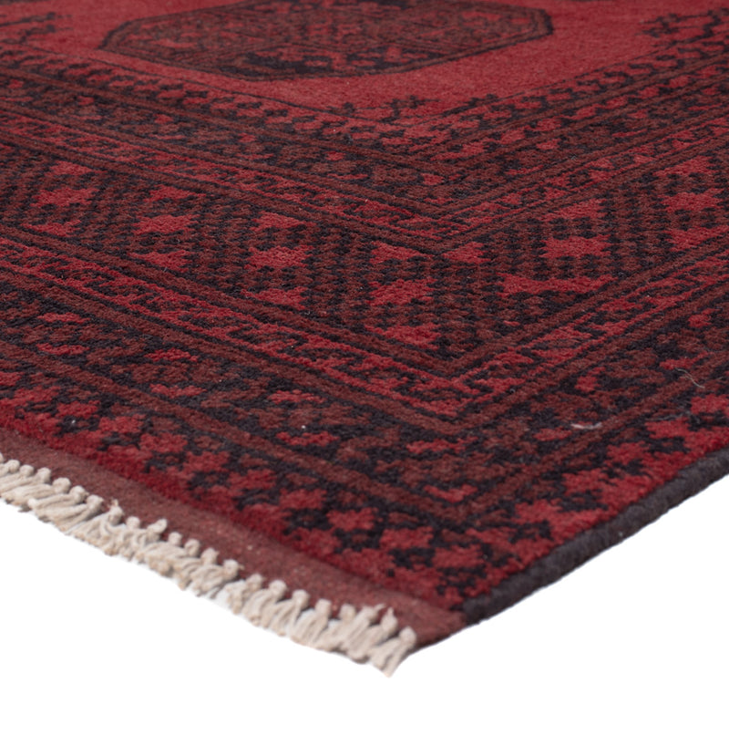 Afghan Teppich - Filpa - 290 x 206 cm - dunkelrot