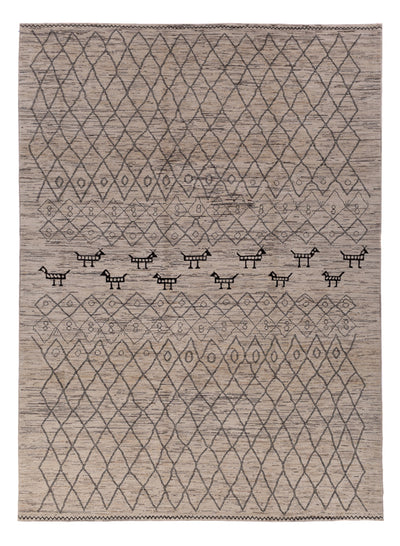 Alfombra bereber 250x347cm - Alfombra de lana