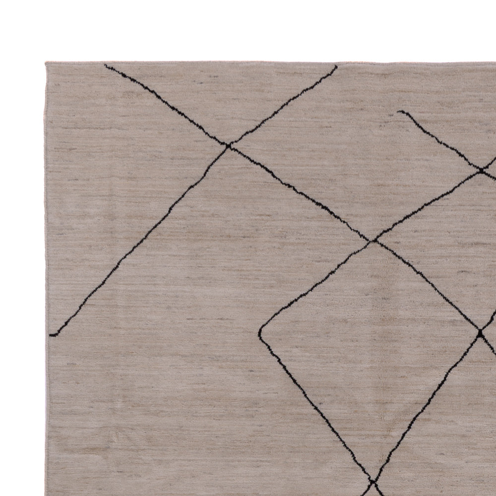 Alfombra bereber 345x247cm - Alfombra de lana