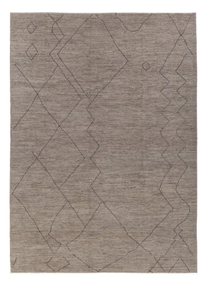 Alfombra bereber - 347 x 256 cm - gris