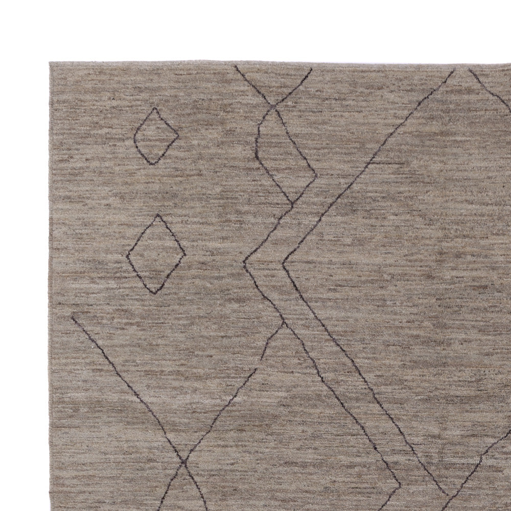Alfombra bereber 347x256cm - Alfombra de lana