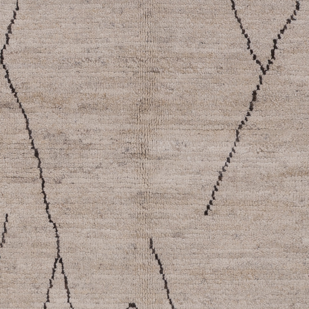 Alfombra bereber - 239 x 172 cm - gris claro