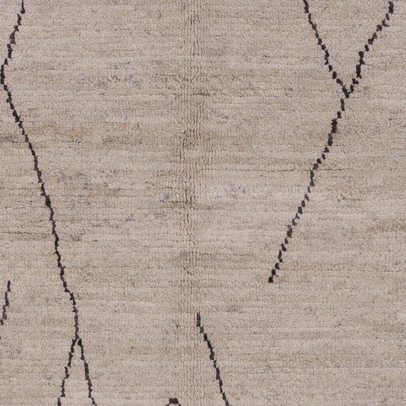 Alfombra bereber - 239 x 172 cm - gris claro