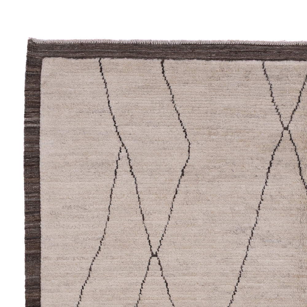 Alfombra bereber - 239 x 172 cm - gris claro