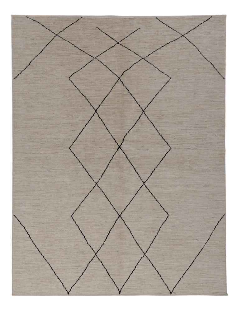 Alfombra bereber - 235 x 175 cm - gris