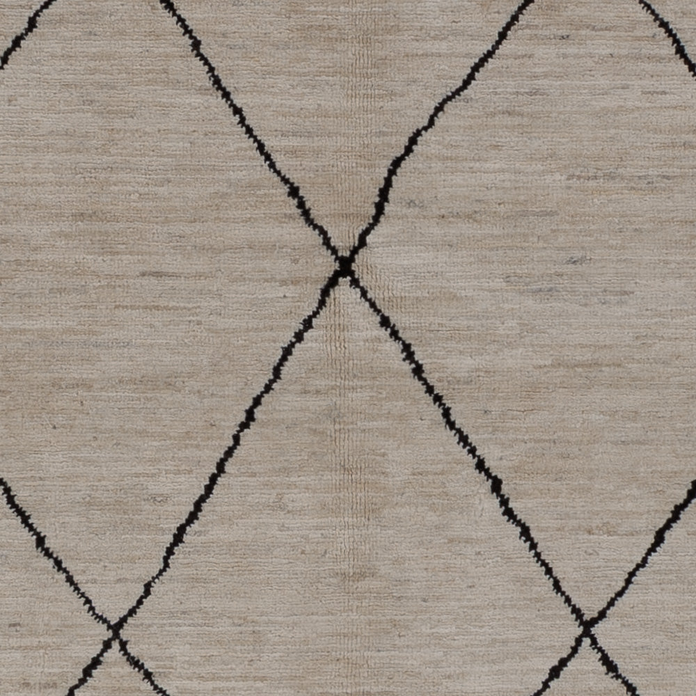 Alfombra bereber - 235 x 175 cm - gris