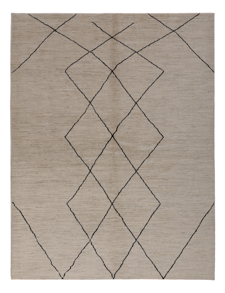 Alfombra bereber - 235 x 175 cm - gris
