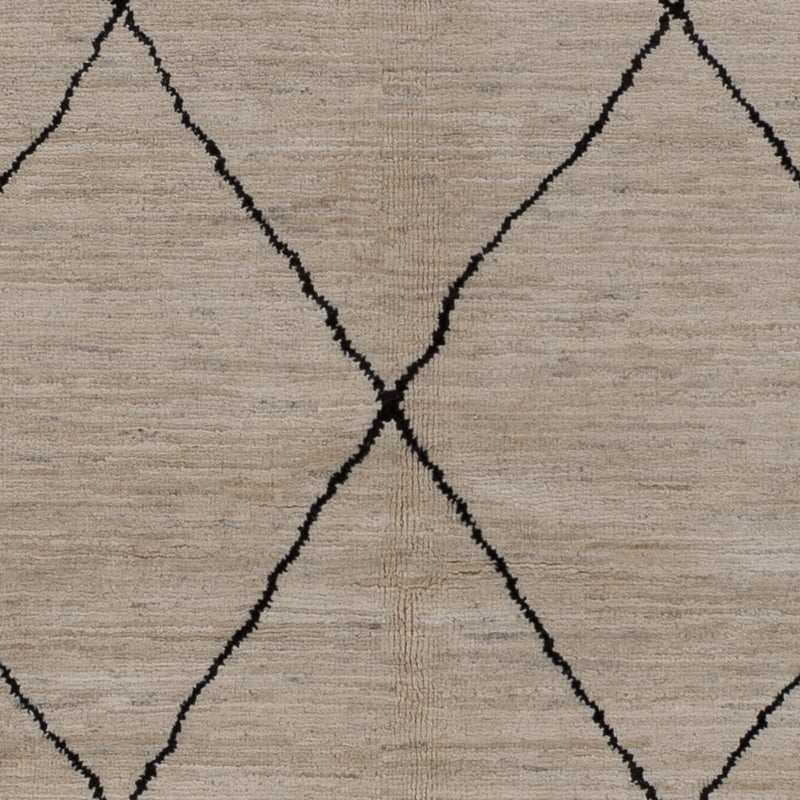 Alfombra bereber - 235 x 175 cm - gris