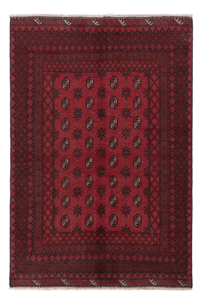 Akhche Alfombra 164x242cm - Alfombra oriental - rojo oscuro