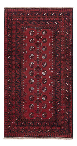 Läufer Afghan - Filpa - 190 x 98 cm - dunkelrot