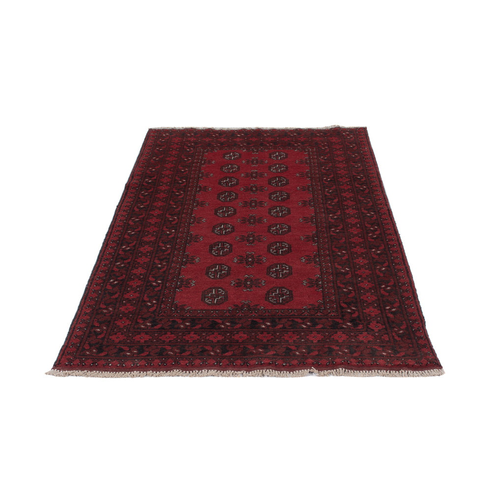 Läufer Afghan - Filpa - 197 x 101 cm - dunkelrot