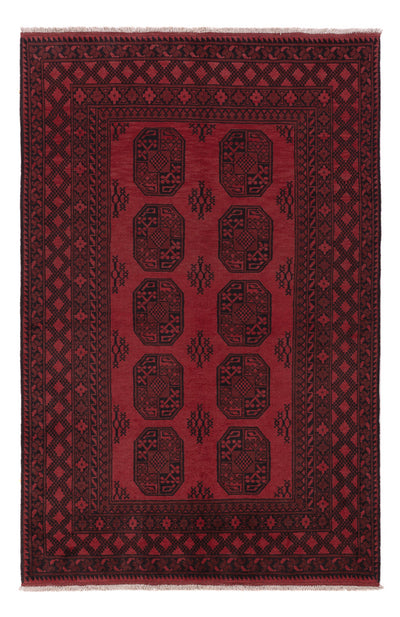 Akhche Alfombra 162x242cm - Alfombra oriental - rojo oscuro
