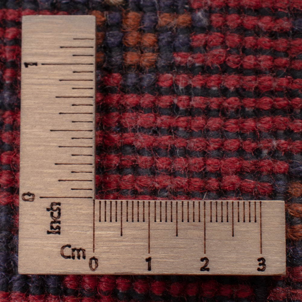 Läufer Afghan - Kunduz - 295 x 79 cm - dunkelrot