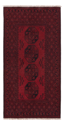Läufer Afghan - Filpa - 194 x 100 cm - dunkelrot