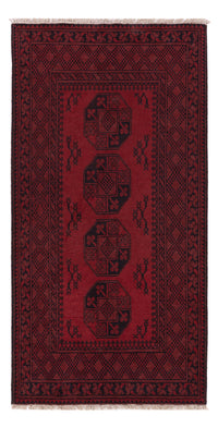 Läufer Afghan - Filpa - 194 x 100 cm - dunkelrot