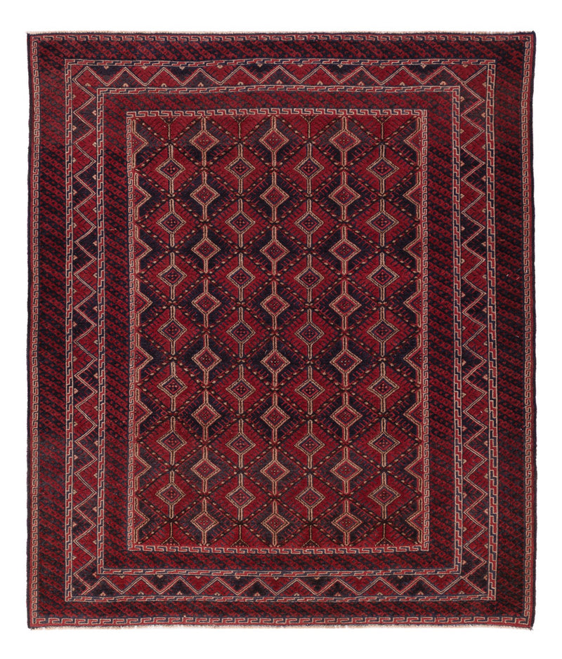 Kelim Teppich - Oriental - 182 x 153 cm - dunkelrot
