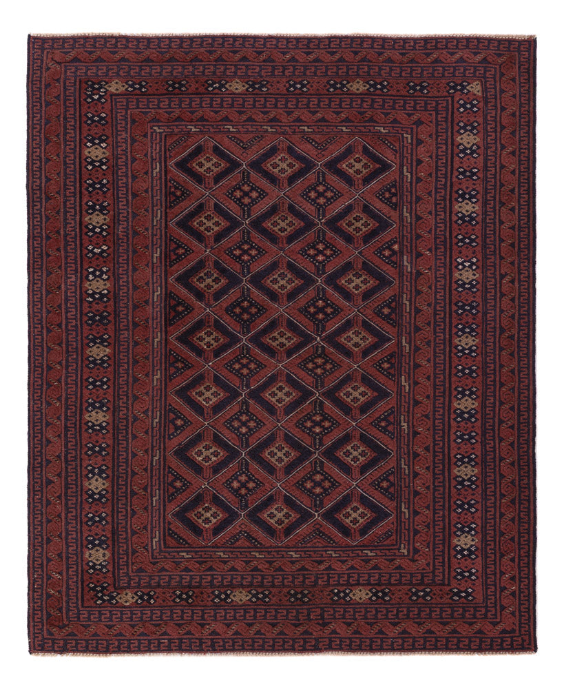 Läufer Kelim - Oriental - 189 x 156 cm - dunkelbeige
