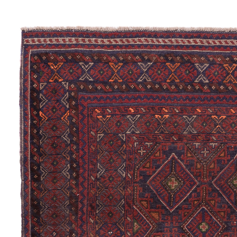 Alfombra Kelim - Oriental - 195 x 159 cm - rojo oscuro