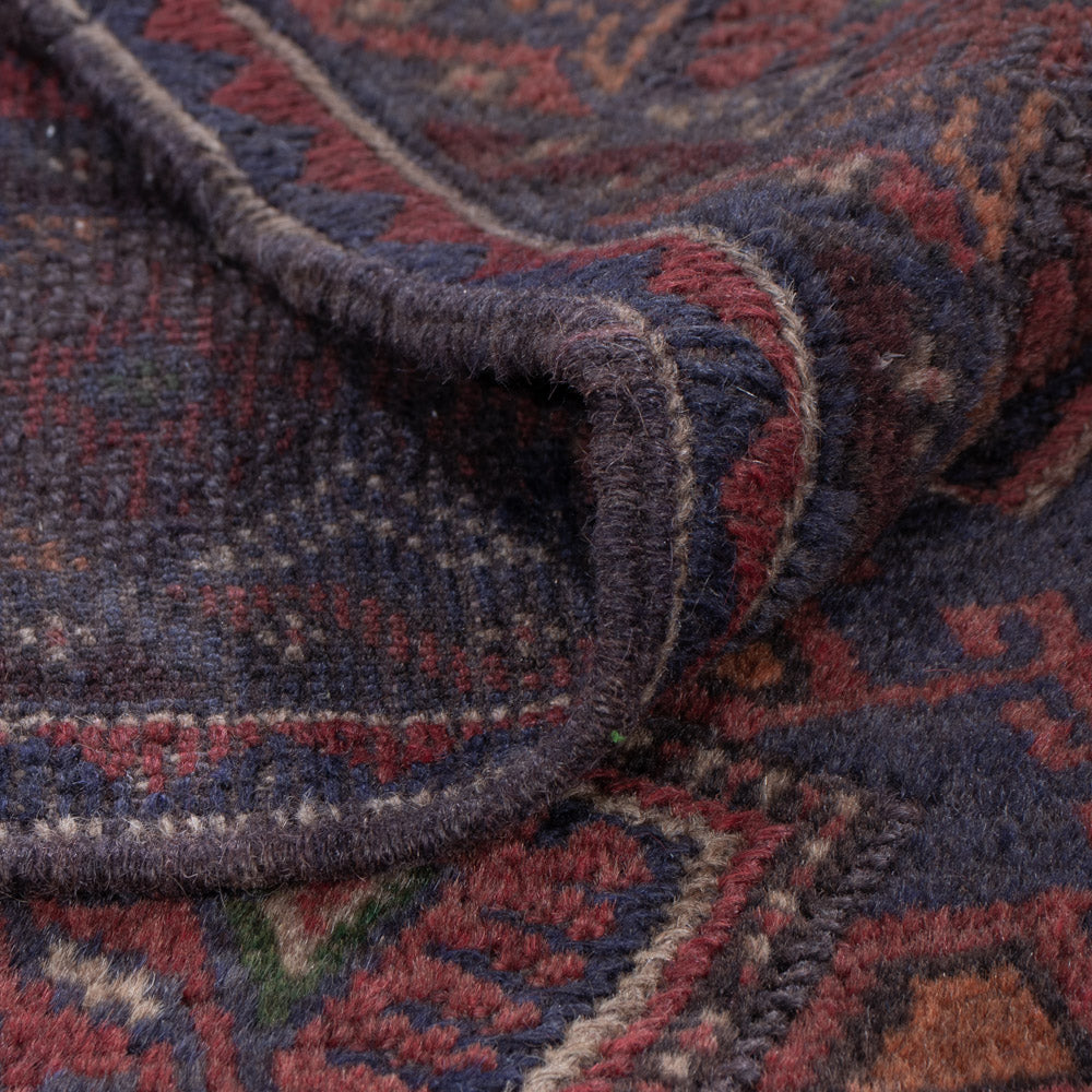 Alfombra Kelim - Oriental - 195 x 159 cm - rojo oscuro