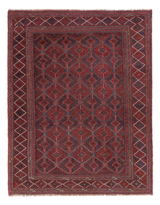 Alfombra Kelim - Oriental - 175 x 141 cm - rojo oscuro