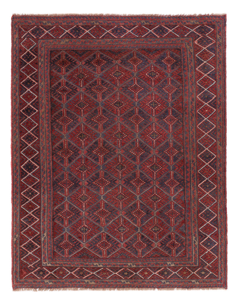 Kelim Teppich - Oriental - 175 x 141 cm - dunkelrot