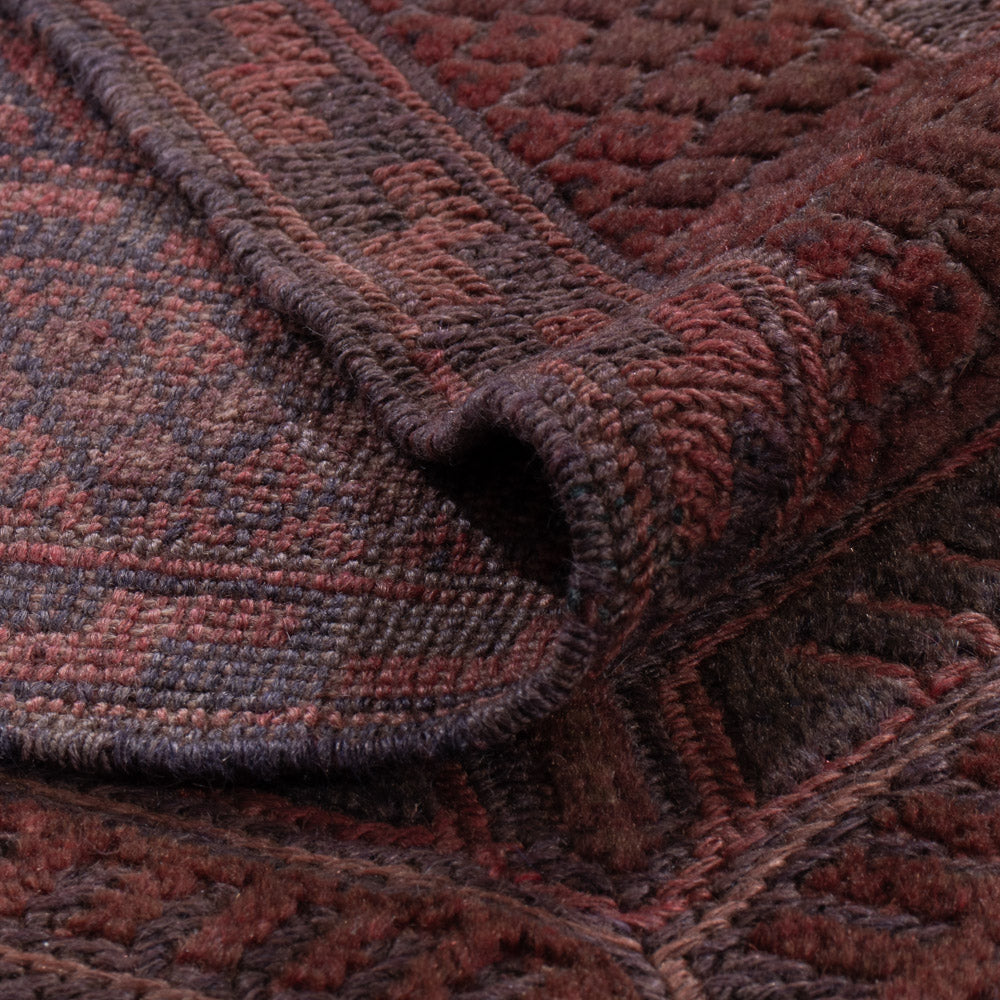 Kelim Teppich - Oriental - 187 x 150 cm - dunkelrot