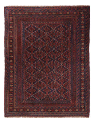 Alfombra Kelim - Oriental - 175 x 134 cm - rojo oscuro