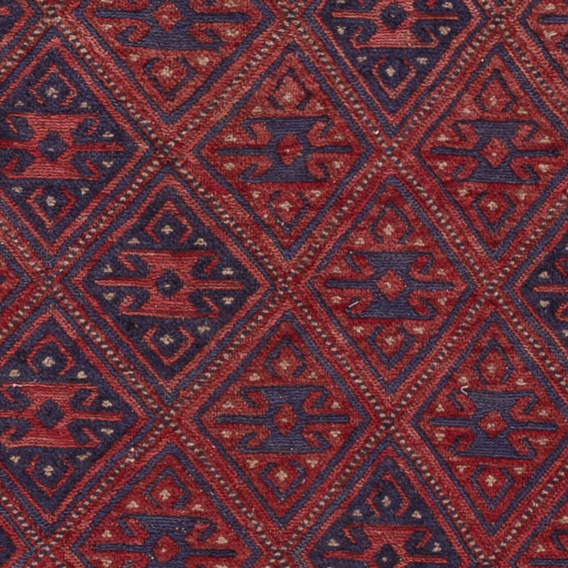 Alfombra Kelim - Oriental - 194 x 159 cm - rojo oscuro