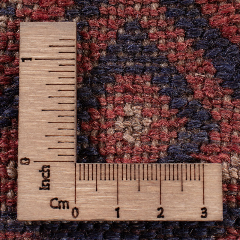 Alfombra Kelim - Oriental - 194 x 159 cm - rojo oscuro