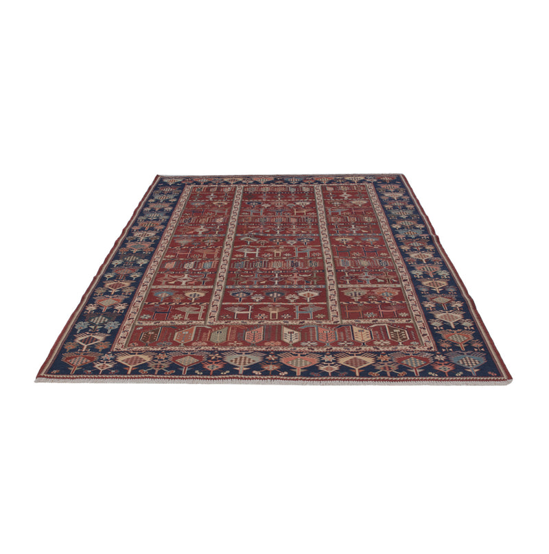 Kelim Teppich - Oriental - Soumak - 236 x 178 cm - rost