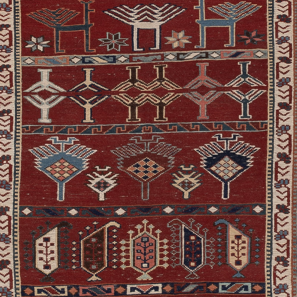 Kelim Teppich - Oriental - Soumak - 242 x 188 cm - rost