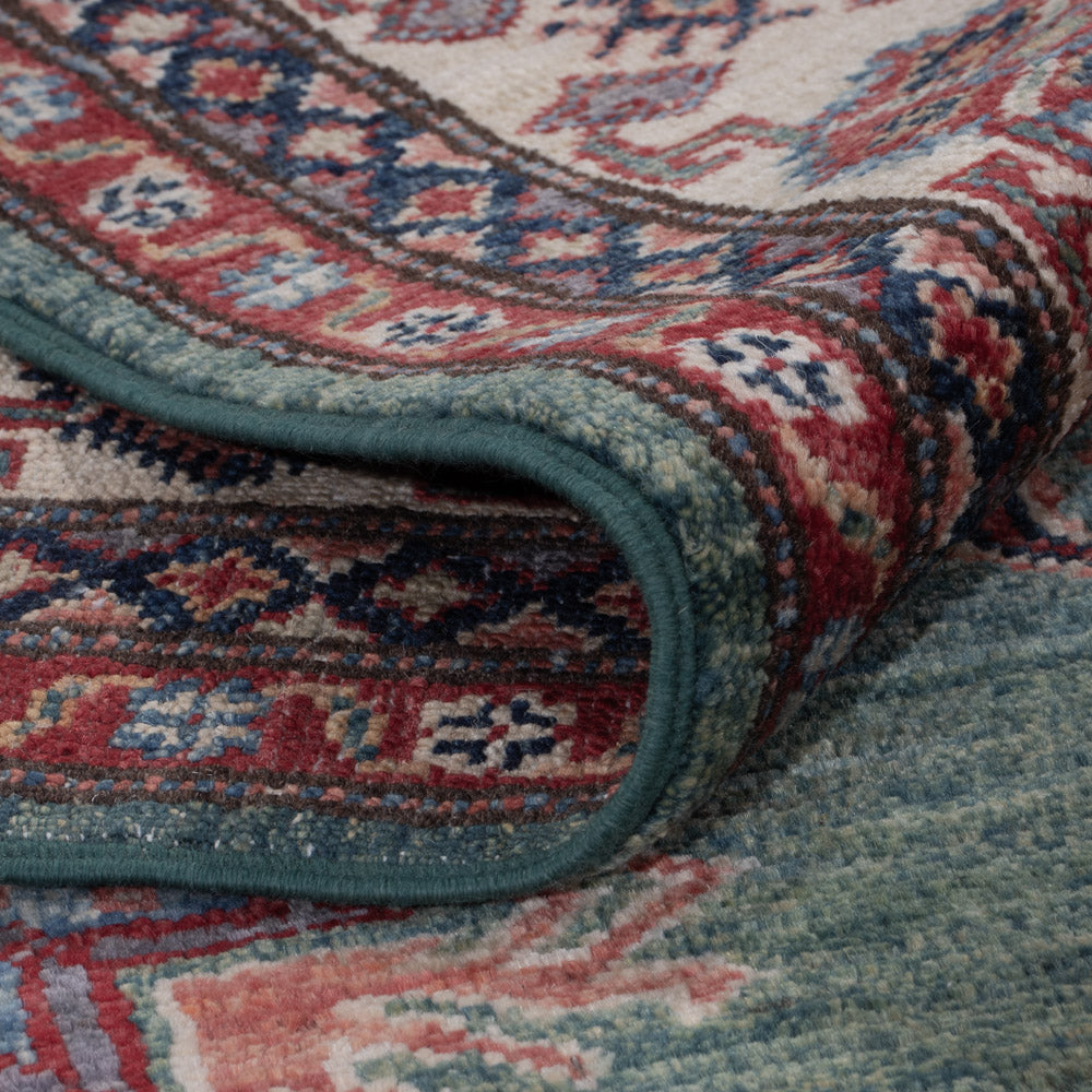 Ziegler Teppich - Kazak - 243 x 174 cm - grün