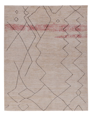 Berber Teppich - 211 x 165 cm - hellgrau