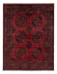 Alfombra afgana - 202 x 155 cm - rojo