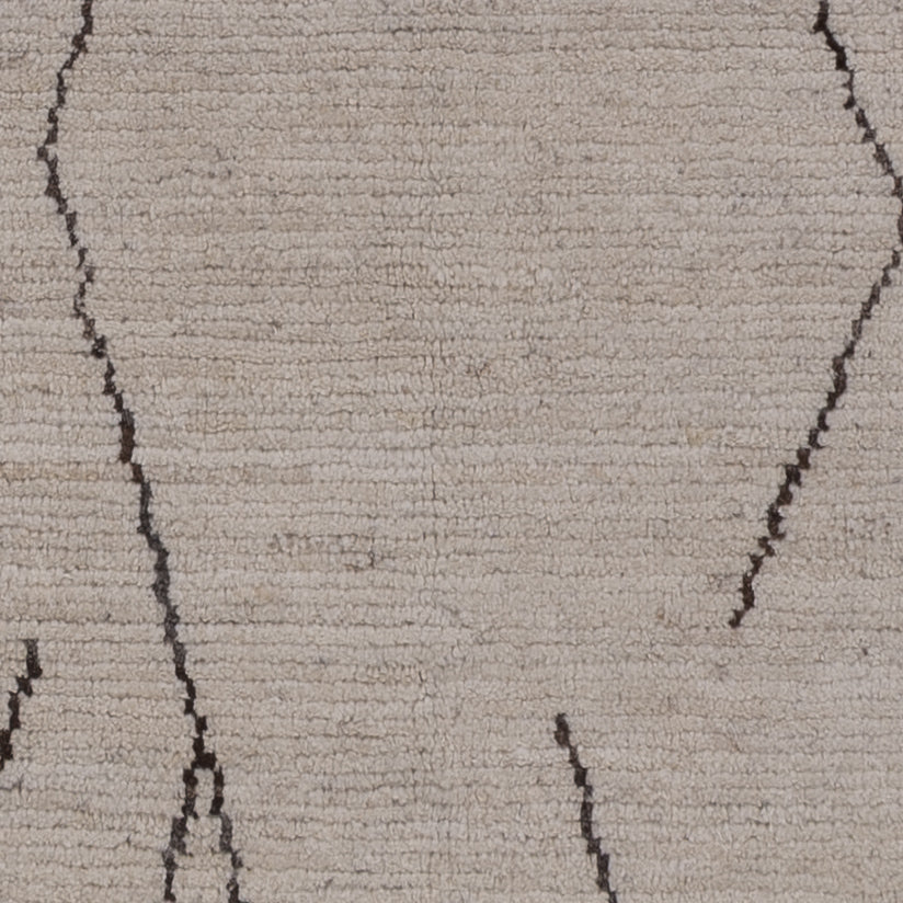 Alfombra bereber - 200 x 161 cm - gris