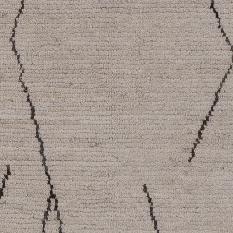 Alfombra bereber - 200 x 161 cm - gris