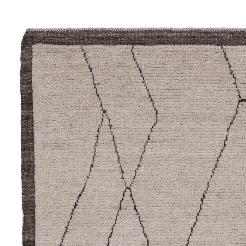 Alfombra bereber - 200 x 161 cm - gris