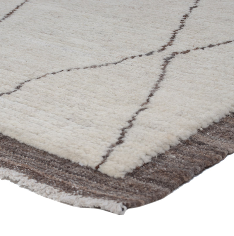 Alfombra bereber - 200 x 161 cm - gris