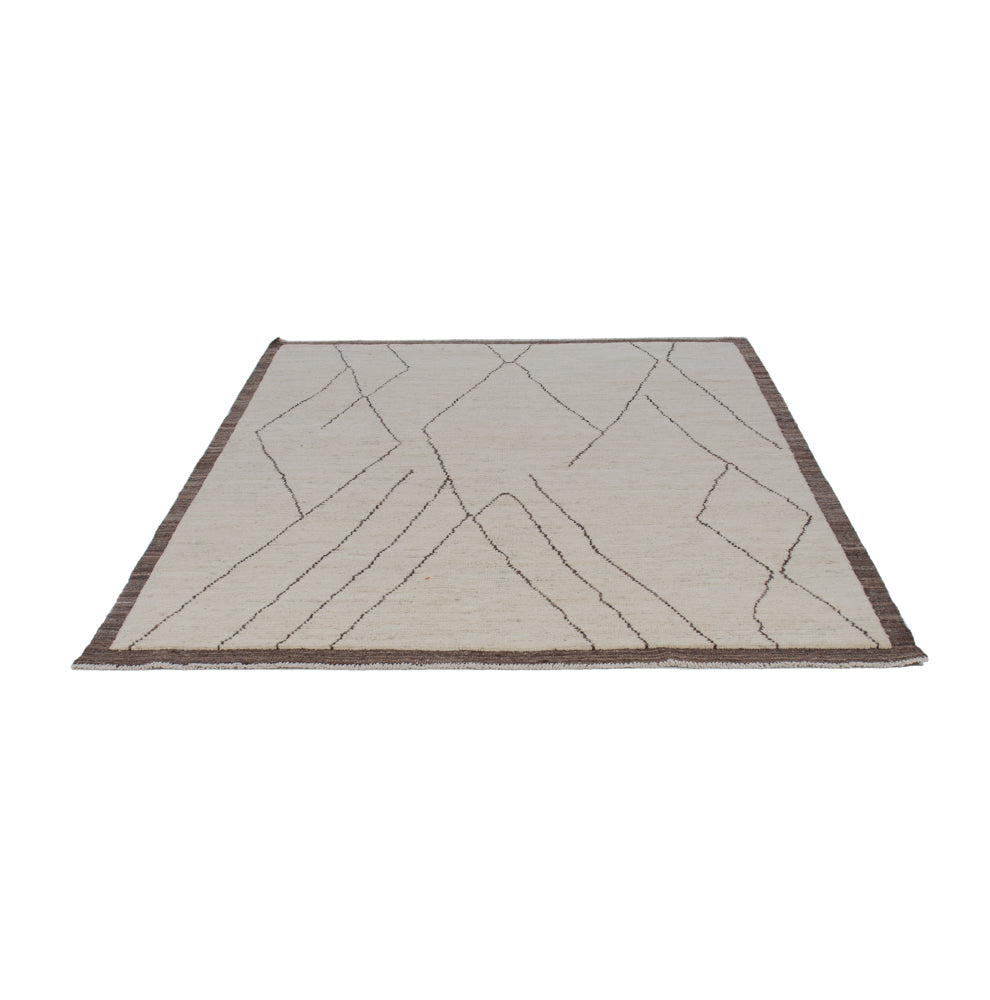 Alfombra bereber - 200 x 161 cm - gris