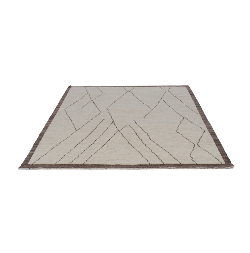 Alfombra bereber - 200 x 161 cm - gris