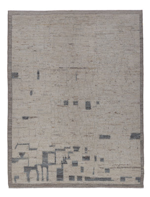 Alfombra bereber - 192 x 150 cm - gris