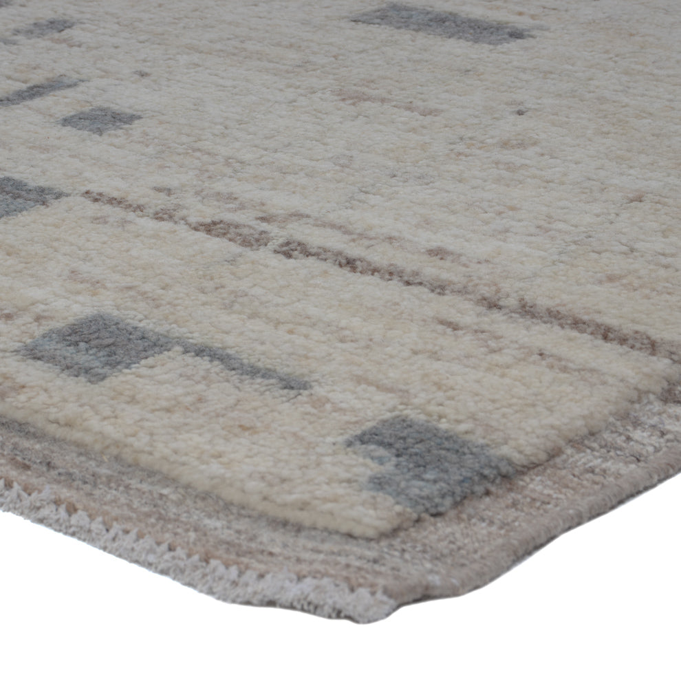 Alfombra bereber - 192 x 150 cm - gris