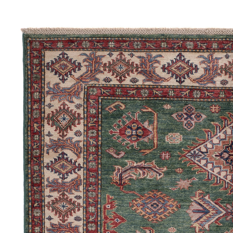 Ziegler Teppich - Kazak - 200 x 148 cm - grün