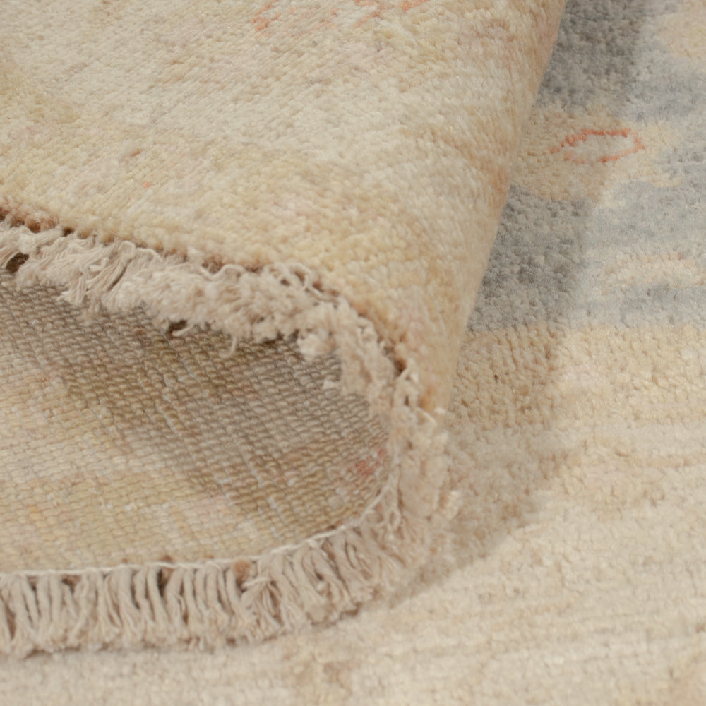 Ziegler Teppich rund  - 150 x 150 cm - blau