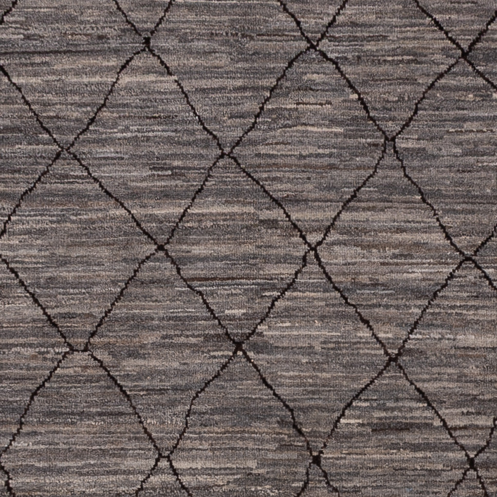 Berber Teppich - 300 x 205 cm - dunkelgrau