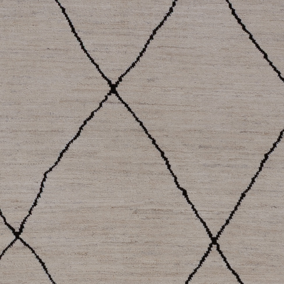 Berber Teppich - 297 x 205 cm - hellgrau