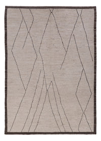 Alfombra bereber - 293 x 202 cm - gris claro