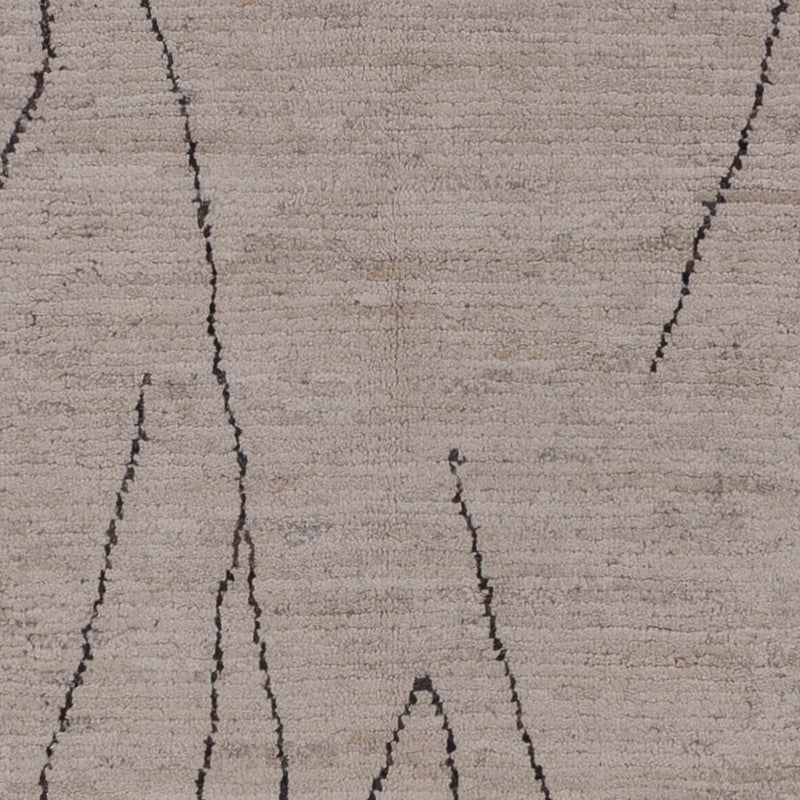 Alfombra bereber - 293 x 202 cm - gris claro