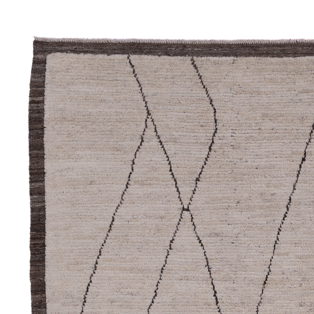 Alfombra bereber 293x202cm - Alfombra de lana