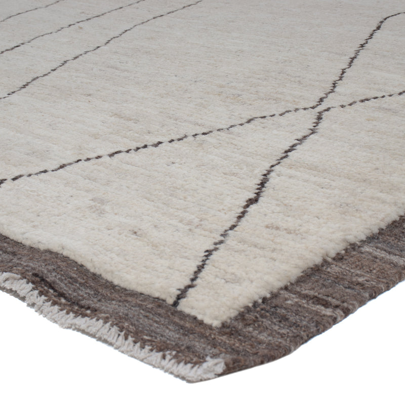 Alfombra bereber - 293 x 202 cm - gris claro